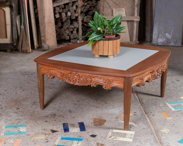 Tile and Wood coffee table (sold individually)