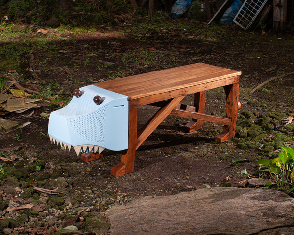 Beauty and the Bench (blue)