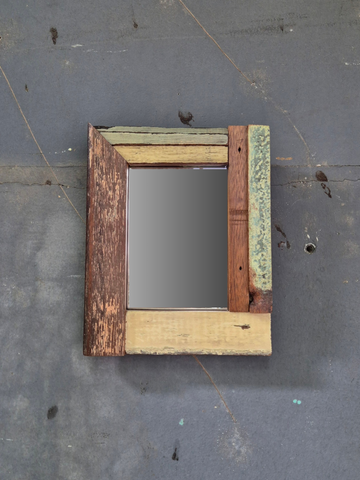 Wood Strips mirror (small 2)
