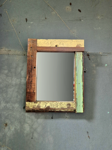 Wood Strips mirror (med 4)