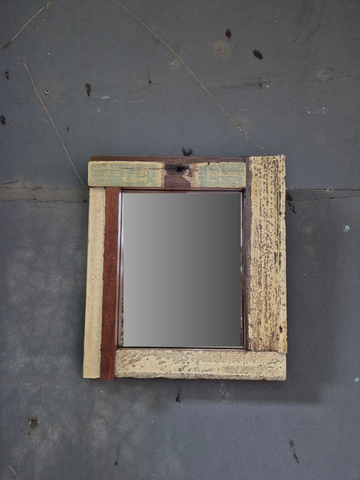 Wood Strips mirror (med 6)