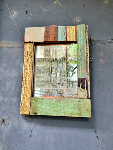 Wood Strips mirror